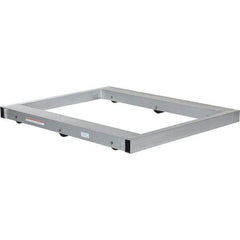 Vestil - 4,000 Lb Capacity Aluminum Pallet Dolly - 48" Long x 40" Wide x 4-1/4" High, 3" Wheels - Caliber Tooling