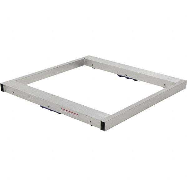 Vestil - 8,000 Lb Capacity Aluminum Pallet Dolly - 48" Long x 48" Wide x 4-1/4" High, 3" Wheels - Caliber Tooling