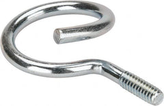 Cooper B-Line - 1-1/4" Pipe, Steel Threaded Bridle Rings - Silver, Zinc Plated, 50 Lb Capacity - Caliber Tooling