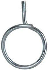 Cooper B-Line - 2" Pipe, Steel Threaded Bridle Rings - Silver, Zinc Plated, 50 Lb Capacity - Caliber Tooling