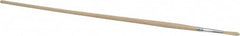 PRO-SOURCE - #2 Pig/Boar Artist's Paint Brush - 5/32" Wide, 3/4" Bristle Length, 9-1/2" Wood Handle - Caliber Tooling