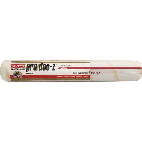 Wooster Brush - 1/2" Nap, 18" Wide Paint Roller - Semi-Rough Texture, Woven - Caliber Tooling