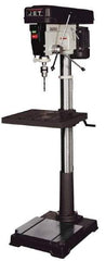 Jet - 20" Swing, Step Pulley Drill Press - 12 Speed, 1 hp, Single Phase - Caliber Tooling