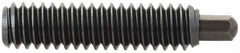 Vlier - 3/4-10, 1-3/4" Thread Length, 5/16" Plunger Projection, Steel Threaded Spring Plunger - 3/8 (Hex)" Max Plunger Diam, 1-3/4" Plunger Length, 6.7 Lb Init End Force, 37.3 Lb Final End Force, 3/8" Hex - Caliber Tooling