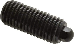 Vlier - 3/4-10, 1-3/4" Thread Length, 5/16" Plunger Projection, Steel Threaded Spring Plunger - 3/8 (Hex)" Max Plunger Diam, 1-3/4" Plunger Length, 6.7 Lb Init End Force, 37.3 Lb Final End Force, 3/8" Hex - Caliber Tooling