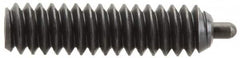 Vlier - 6-32, 17/32" Thread Length, 1/16" Plunger Projection, Steel Threaded Spring Plunger - 0.044 - 0.045" Max Plunger Diam, 17/32" Plunger Length, 1 Lb Init End Force, 1.6 Lb Final End Force, 0.063" Hex - Caliber Tooling