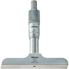 Mitutoyo - Mechanical Depth Micrometers Minimum Measurement (Inch): 0 Minimum Measurement (Decimal Inch): 0 - Caliber Tooling