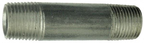 B&K Mueller - Schedule 40, 2" Diam x 11" Long Steel Black Pipe Nipple - Threaded - Caliber Tooling