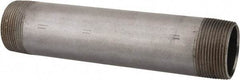 B&K Mueller - Schedule 40, 1-1/2" Diam x 8" Long Steel Black Pipe Nipple - Threaded - Caliber Tooling