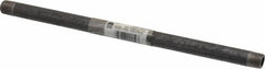 B&K Mueller - Schedule 40, 1/4" Diam x 10" Long Steel Black Pipe Nipple - Threaded - Caliber Tooling