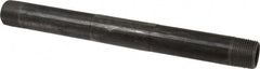 B&K Mueller - Schedule 40, 3/4" Diam x 10" Long Steel Black Pipe Nipple - Threaded - Caliber Tooling