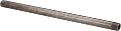 B&K Mueller - Schedule 40, 3/8" Diam x 12" Long Steel Black Pipe Nipple - Threaded - Caliber Tooling