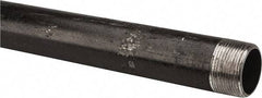 B&K Mueller - Schedule 40, 1-1/4" Diam x 30" Long Steel Black Pipe Nipple - Threaded - Caliber Tooling