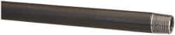 B&K Mueller - Schedule 40, 1/2" Diam x 36" Long Steel Black Pipe Nipple - Threaded - Caliber Tooling