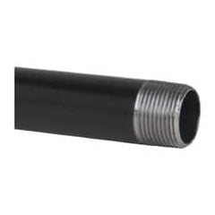 B&K Mueller - Schedule 40, 1" Diam x 36" Long Steel Black Pipe Nipple - Threaded - Caliber Tooling