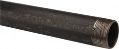 B&K Mueller - Schedule 40, 1-1/2" Diam x 36" Long Steel Black Pipe Nipple - Threaded - Caliber Tooling