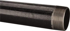 B&K Mueller - Schedule 40, 2" Diam x 36" Long Steel Black Pipe Nipple - Threaded - Caliber Tooling