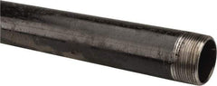 B&K Mueller - Schedule 40, 1-1/2" Diam x 48" Long Steel Black Pipe Nipple - Threaded - Caliber Tooling