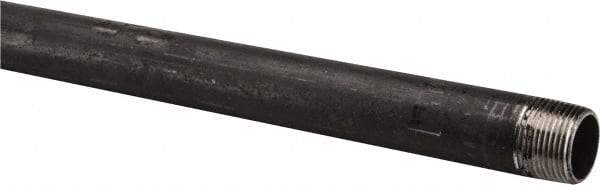 B&K Mueller - Schedule 40, 3/4" Diam x 60" Long Steel Black Pipe Nipple - Threaded - Caliber Tooling