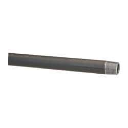 B&K Mueller - Schedule 40, 3/4" Diam x 72" Long Steel Black Pipe Nipple - Threaded - Caliber Tooling