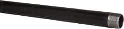 B&K Mueller - Schedule 40, 1" Diam x 72" Long Steel Black Pipe Nipple - Threaded - Caliber Tooling