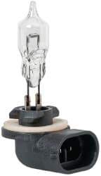 Value Collection - 12 Volt, Halogen Auxiliary Automotive Miniature Lamp - 49.92 Watt, Clear - Caliber Tooling