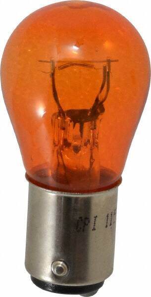 Value Collection - 12 Volt, Park & Signal Automotive Miniature Lamp - 26.88/8.26 Watt, Amber - Caliber Tooling