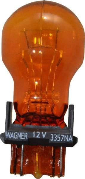 Value Collection - 12 Volt, Park & Signal Automotive Miniature Lamp - 28.54/8.26 Watt, Amber - Caliber Tooling