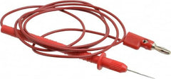 Pomona - Red Electrical Test Equipment Probe - Use with Digital Multimeters - Caliber Tooling