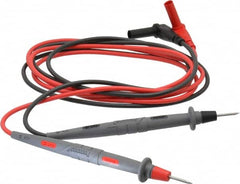 Pomona - Black/Red Electrical Test Equipment Leads Set - Use with Digital Multimeters - Caliber Tooling