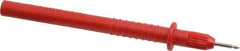 Pomona - Red Electrical Test Equipment Probe - Use with Digital Multimeters - Caliber Tooling