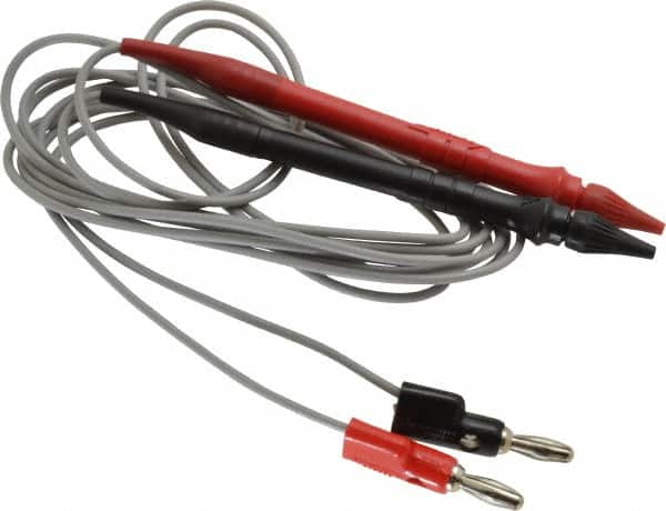 Pomona - Black/Red Electrical Test Equipment Probe Set - Use with Digital Multimeters - Caliber Tooling