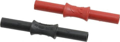 Pomona - Black/Red Electrical Test Equipment Coupler - Use with Digital Multimeters, Test Leads - Caliber Tooling