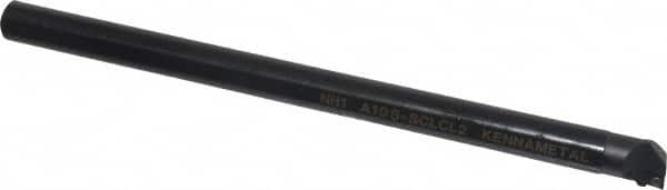 Kennametal - 19.56mm Min Bore Diam, 10" OAL, 5/8" Shank Diam, A-SCLC Indexable Boring Bar - CC.. Insert, Screw Holding Method - Caliber Tooling