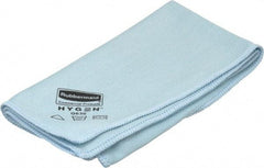 Rubbermaid - Dry Microfiber Wipes - 16" x 16" Sheet Size, Blue - Caliber Tooling