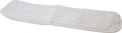 Rubbermaid - 18-1/2" Long x 5-1/2" Wide Microfiber Dust Mop Pad - Hook & Loop, White - Caliber Tooling