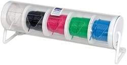 Alpha Wire - 22 AWG, 7 Strand, 500' OAL, Hook Up Wire - Black, Blue, Green, Red & White PVC Jacket, 0.065" Diam - Caliber Tooling