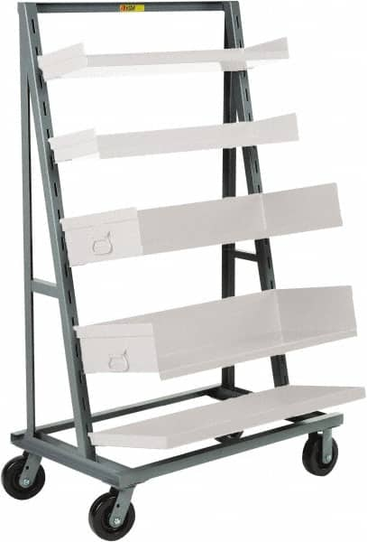 Little Giant - 24" Wide x 67" High x 40" Deep, Adjustable Tray Truck - 2,000 Lb Capacity - Caliber Tooling