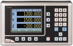 Fagor - 3 Axis, 32" X-Axis Travel, 14" Y-Axis Travel, 16" Z-Axis Travel, Milling DRO System - 0.0002", 0.0005", 0.001" Resolution, 10µm Accuracy, LCD Display - Caliber Tooling