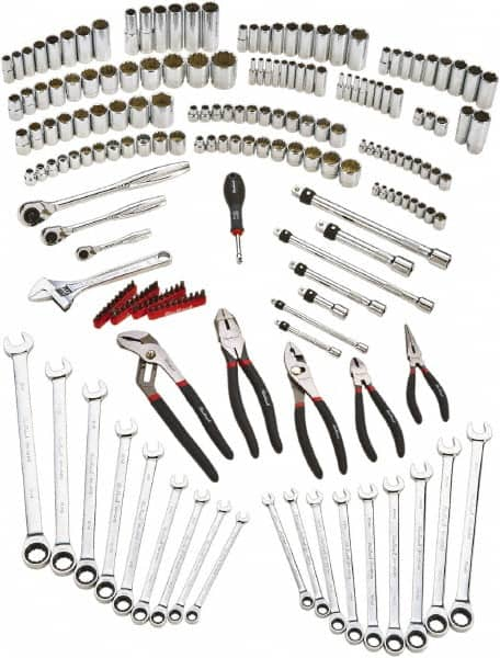 Blackhawk by Proto - 205 Piece 1/4, 3/8 & 1/2" Drive Master Tool Set - Tools Only - Caliber Tooling