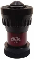 Made in USA - 1-1/2" Hose Diam NST Adjustable Fog Hose Nozzle - 90 Max GPM, Polyurethane, 100 psi - Caliber Tooling