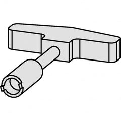 Kennametal - T-Handle Driver for Indexable Tools - Coolant Supply Unit Compatible, Series HSK - Caliber Tooling