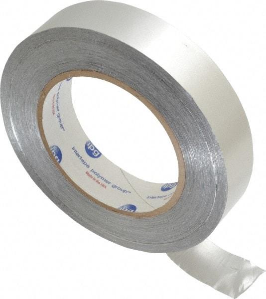 Intertape - 1" x 60 Yds Silver Foil Tape - 6.1 mil, Acrylic Adhesive, Aluminum Foil Backing, 29 Lb/ln Tensile Strength, -29.2°F to 203°F, Series ALF300 - Caliber Tooling