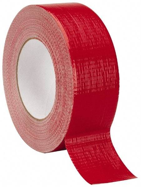 Intertape - 2" x 55m Red Duct Tape - 9 mil, Rubber Adhesive, Polyethylene Cloth Backing, 18 Lb/ln Tensile Strength, 32°F to 160°F, Series AC20 - Caliber Tooling