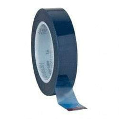 Intertape - 1" Wide x 72 Yd Long Blue Polyester Film Masking Tape - Series 6120, 3.2 mil Thick, 25 In/Lb Tensile Strength - Caliber Tooling