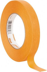 Intertape - 3/4" Wide x 60 Yd Long Orange Paper Masking Tape - Series Orange Mask, 7.3 mil Thick, 23 In/Lb Tensile Strength - Caliber Tooling