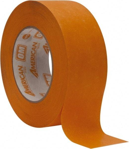 Intertape - 2" Wide x 60 Yd Long Orange Paper Masking Tape - Series Orange Mask, 7.3 mil Thick, 23 In/Lb Tensile Strength - Caliber Tooling