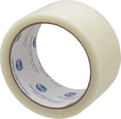 Intertape - 2" x 55 Yd Clear Rubber Adhesive Sealing Tape - Polypropylene Film Backing, 1.85 mil Thick, 27 Lb Tensile Strength, Series 7100 - Caliber Tooling