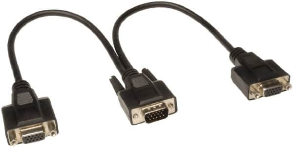 Tripp-Lite - 1' Long, HD15/HD15 Computer Cable - Black, Male, Female x Female - Caliber Tooling