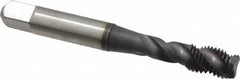 Accupro - 5/16-24 UNF 3 Flute 3B Modified Bottoming Spiral Flute Tap - Powdered Metal, TiCN Finish, 2-23/32" OAL, Right Hand Flute, Right Hand Thread, H3 - Caliber Tooling